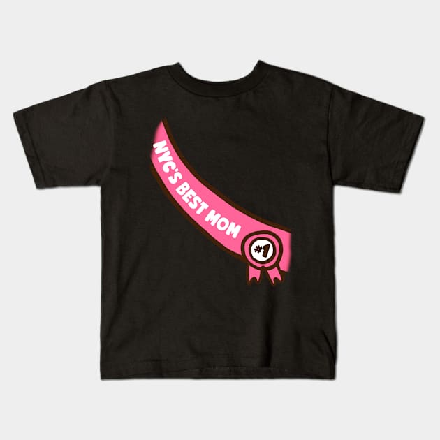 NYC's Best Mom Kids T-Shirt by thingsandthings